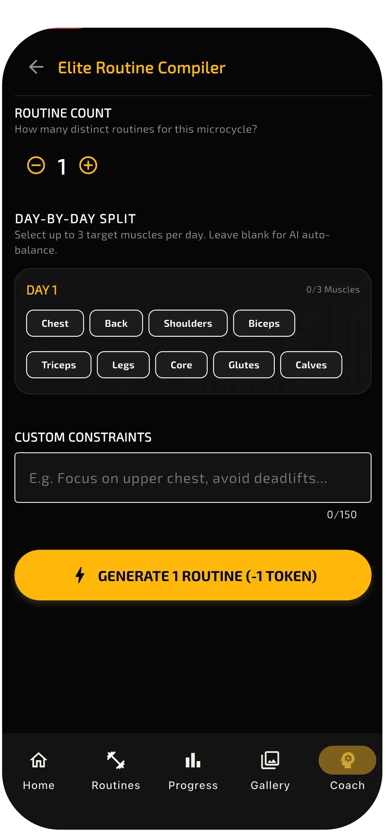 Phibidi intelligent routine input interface